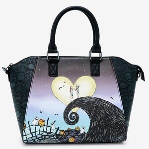 The Nightmare Before Christmas Jack & Sally Moon Satchel Bag